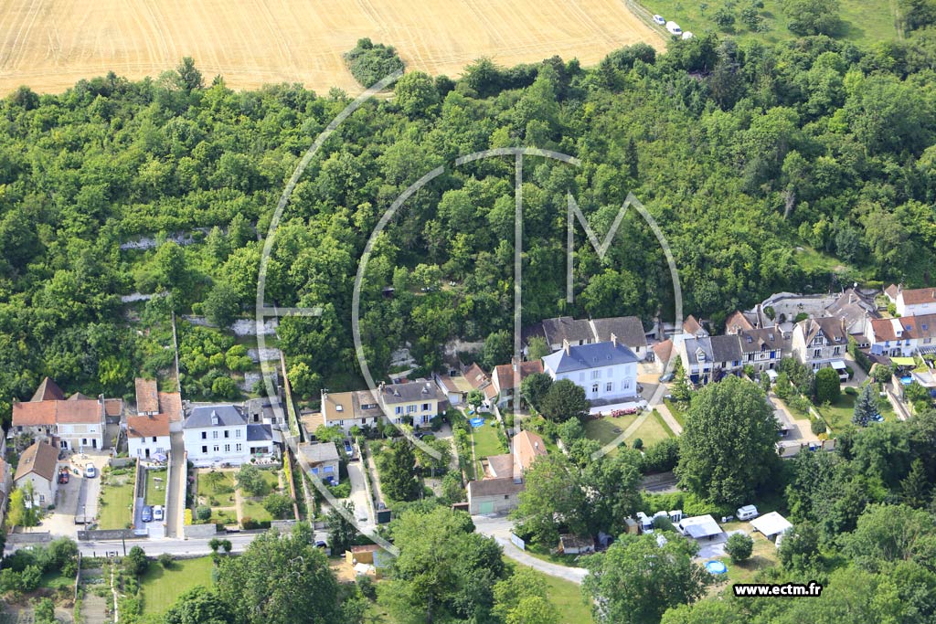 Photo arienne de Bennecourt