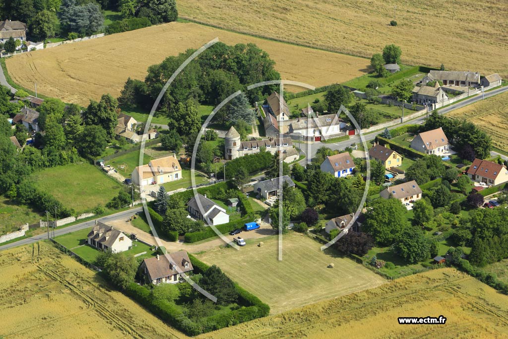 Photo arienne de Berchres-sur-Vesgre (la Ville l'vque)