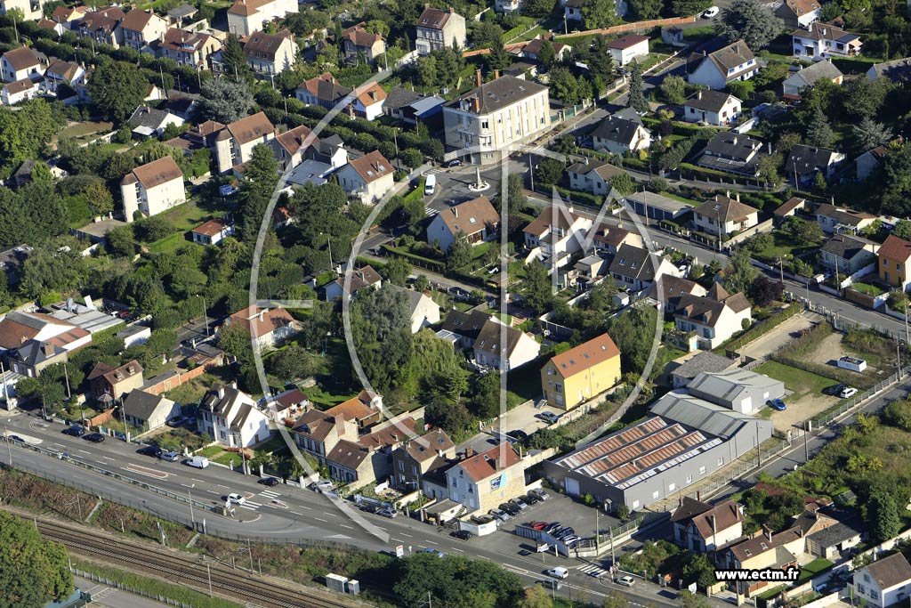 Photo arienne de Bonnires-sur-Seine (Quartier de l'Avenue Aristide Briand)