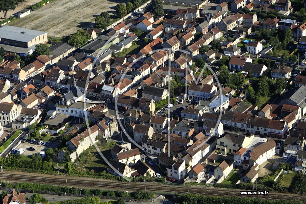 Photo arienne de Bonnires-sur-Seine (Quartier de la Rue Marcel Sambat)