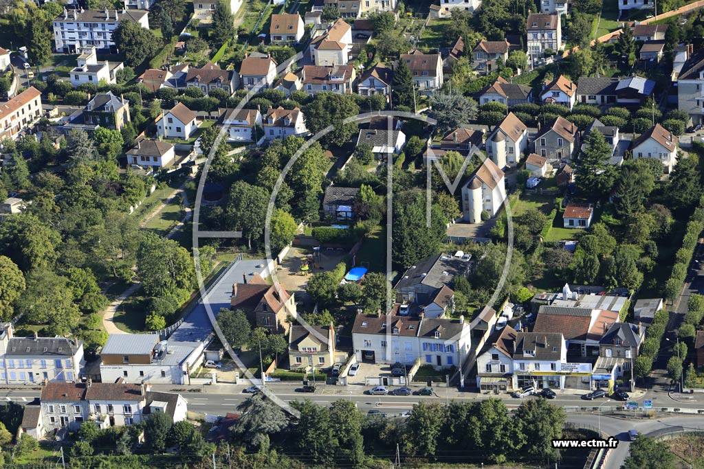 Photo arienne de Bonnires-sur-Seine (Quartier de la Rue Marcel Sambat)