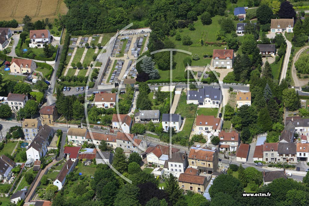 Photo arienne de Brueil-en-Vexin