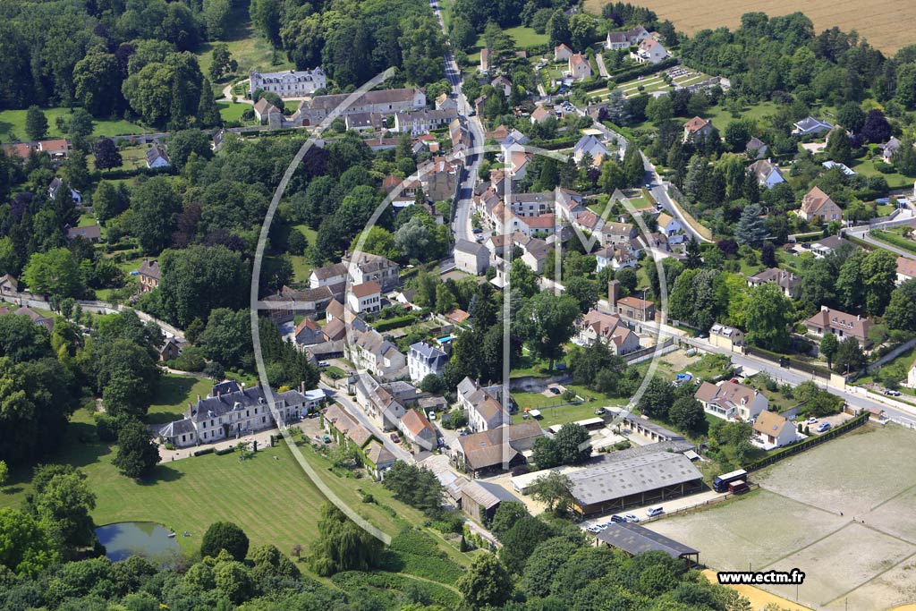 Photo arienne de Brueil-en-Vexin
