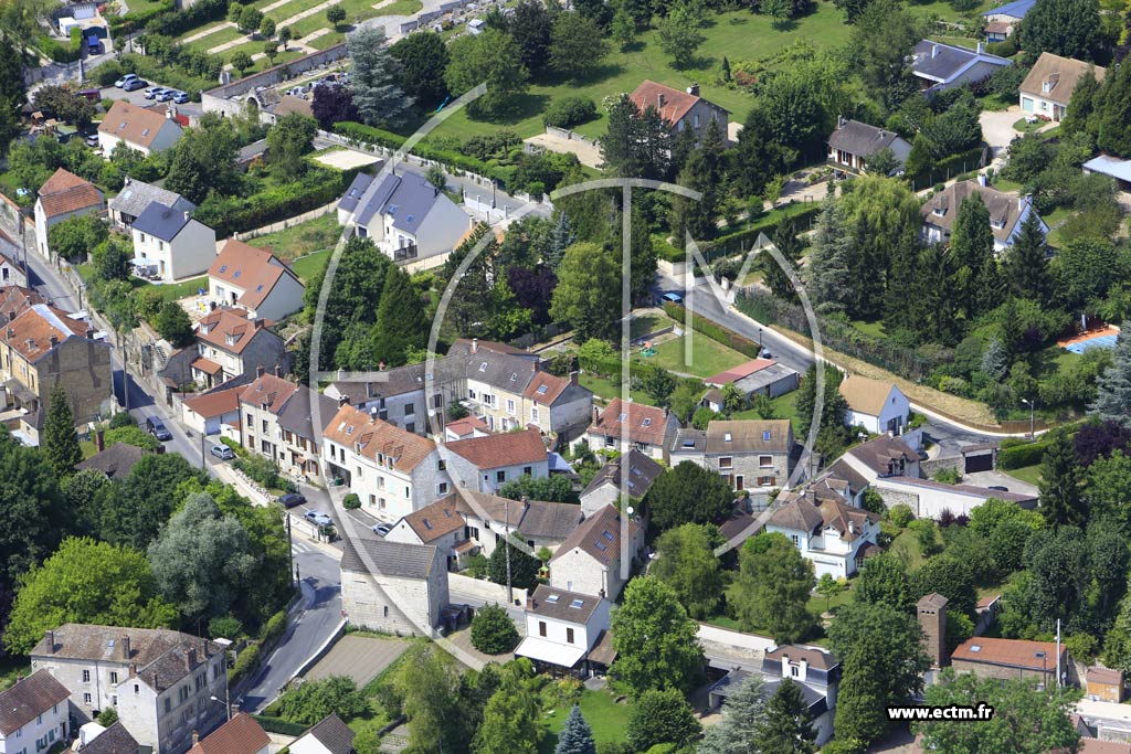 Photo arienne de Brueil-en-Vexin