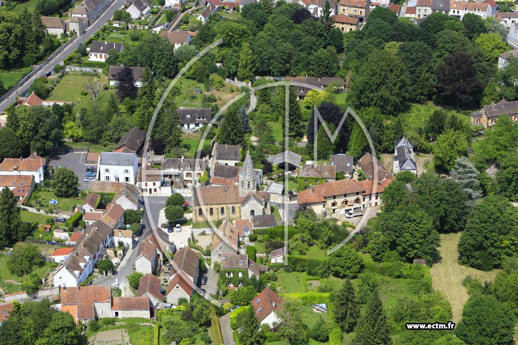 Photo arienne de Brueil-en-Vexin