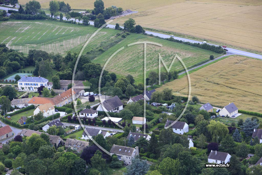 Photo arienne de Chaignes (Chaignolles)