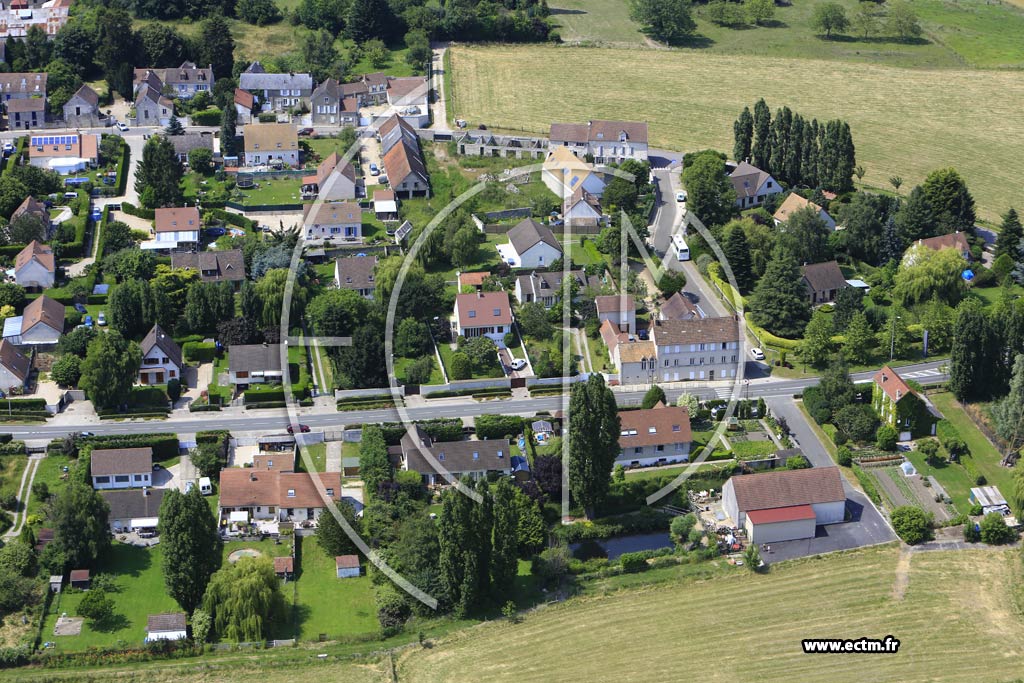 Photo arienne de Drocourt