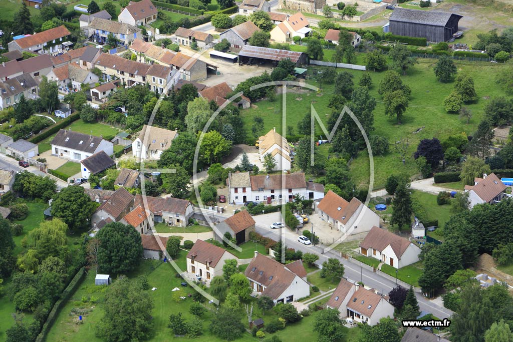 Photo arienne de Flexanville (Franville)