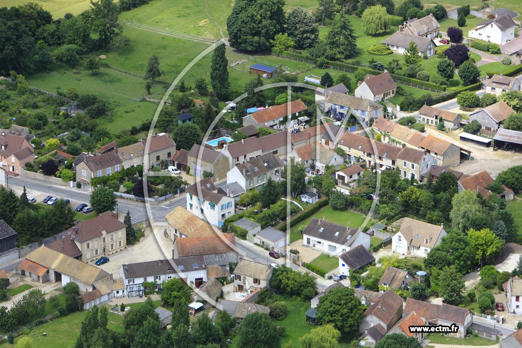 Photo arienne de Flexanville (Franville)
