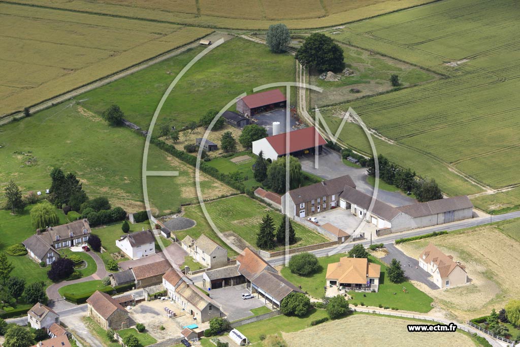 Photo arienne de Flexanville (Franville)