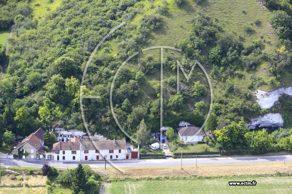 Photo arienne de Gommecourt (Clachalze)