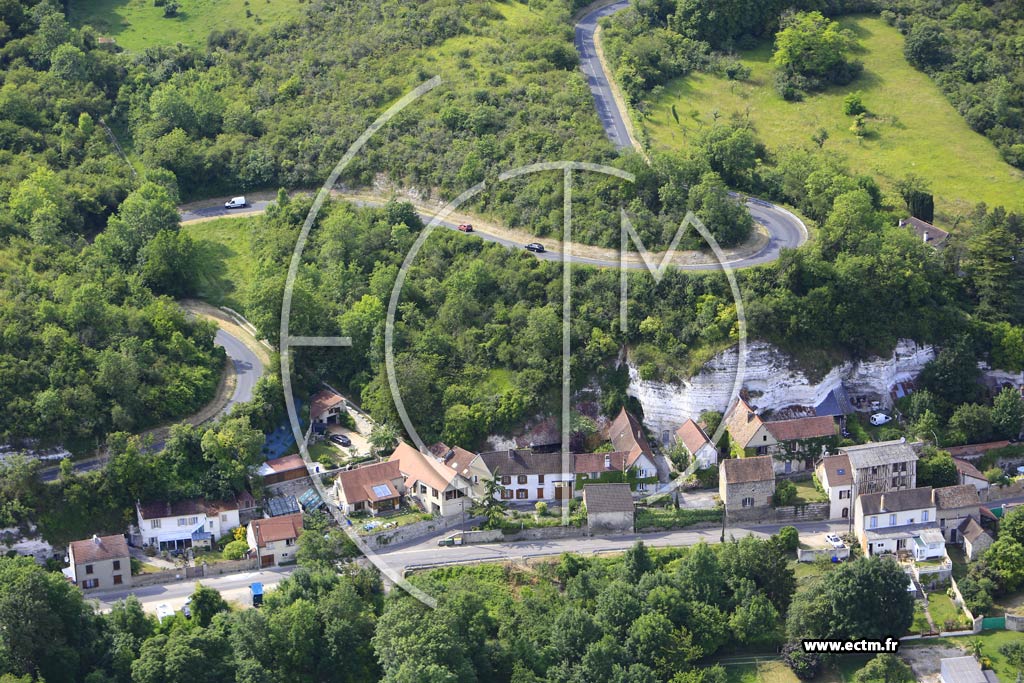 Photo arienne de Gommecourt (Clachalze)