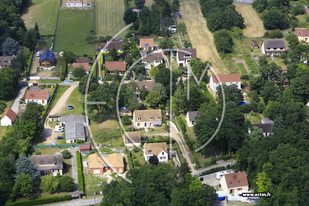 Photo arienne de Guernes