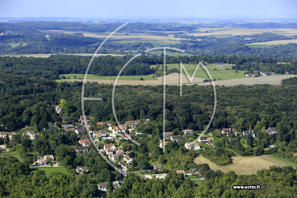Photo arienne de Juziers (Apremont)