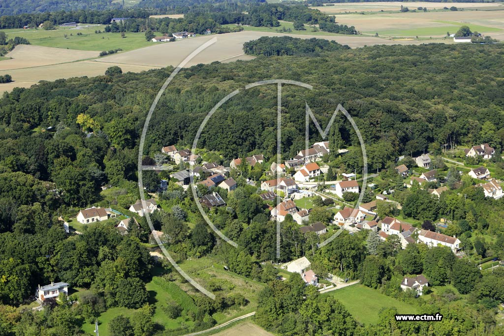 Photo arienne de Juziers (Apremont)