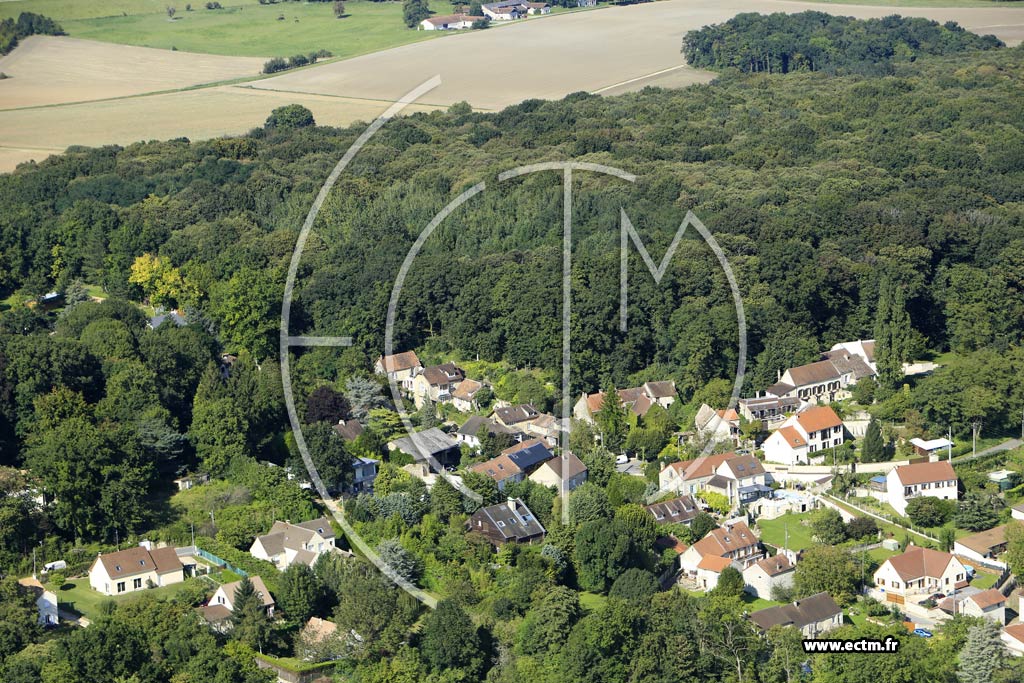 Photo arienne de Juziers (Apremont)