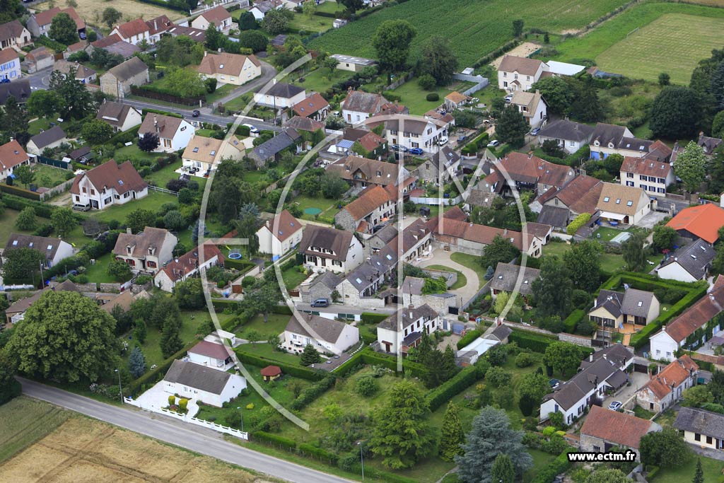 Photo arienne de La Villeneuve-en-Chevrie