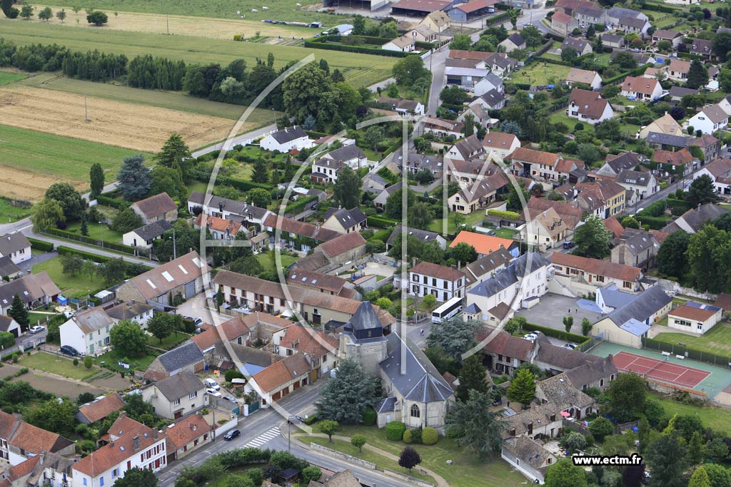 Photo arienne de La Villeneuve-en-Chevrie