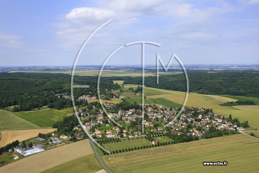 Photo arienne de Lainville-en-Vexin