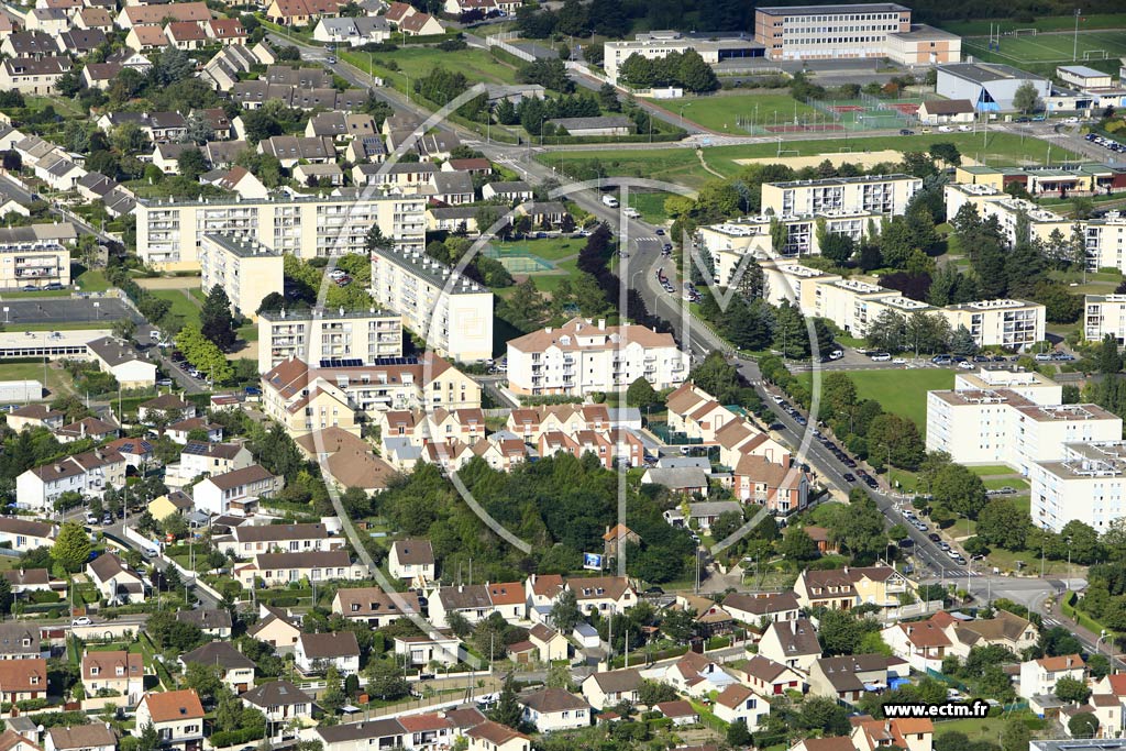 Photo arienne de Limay (Quartier de l'Avenue de la Paix)