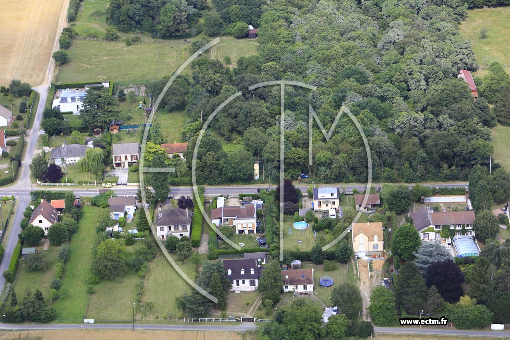 Photo arienne de Limetz-Villez (les Boquets)