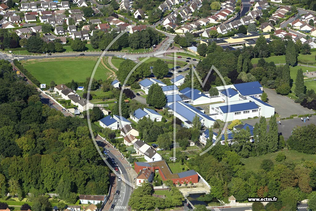 Photo arienne de Magnanville