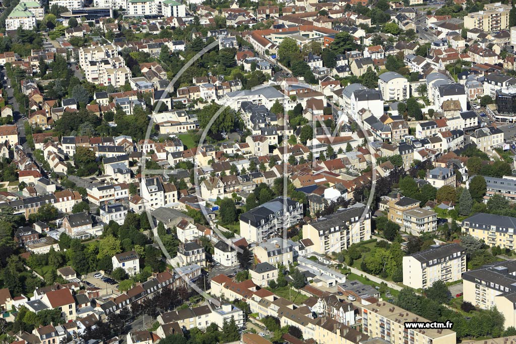 Photo arienne de Mantes-la-Jolie