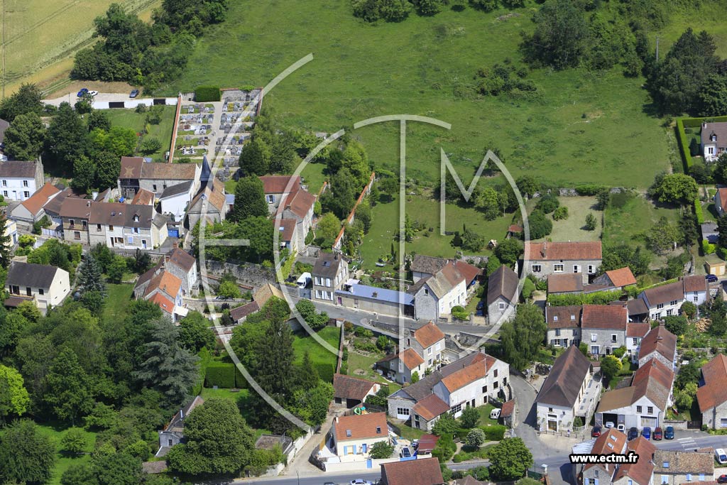 Photo arienne de Montalet-le-Bois
