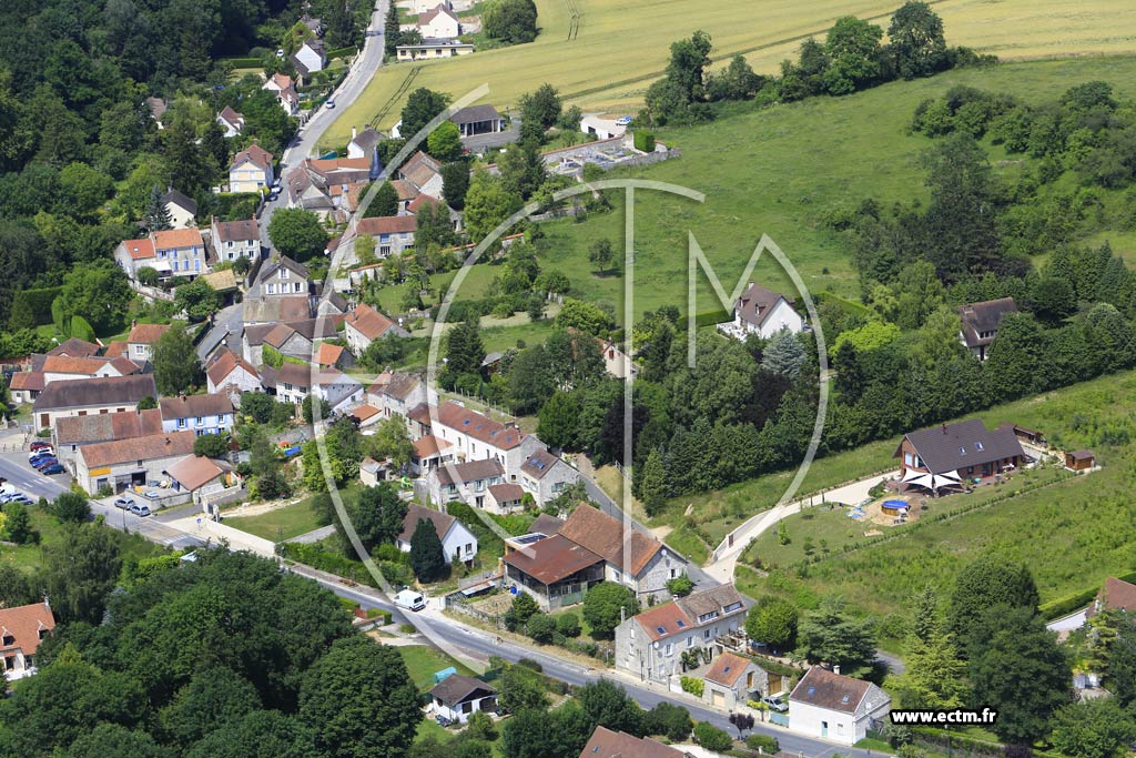 Photo arienne de Montalet-le-Bois