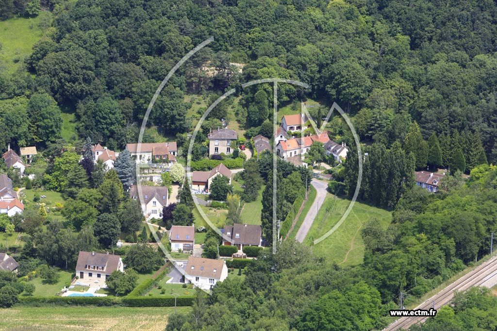 Photo arienne de Perdreauville (Apremont)