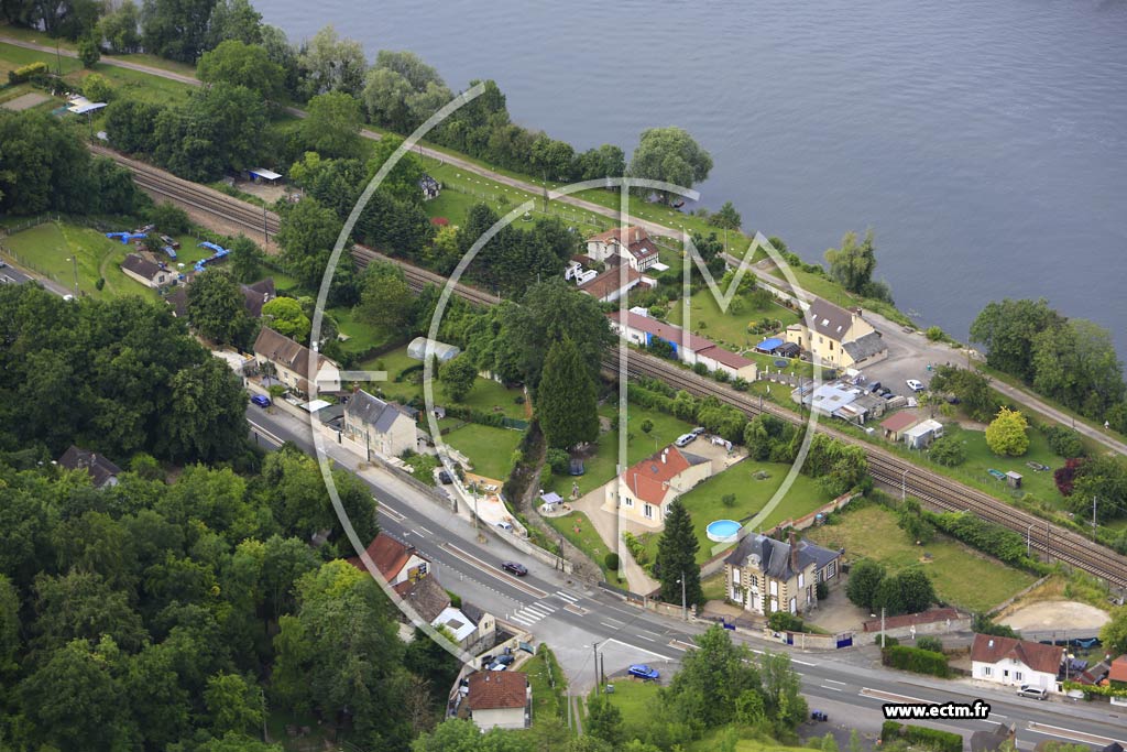 Photo arienne de Port-Villez