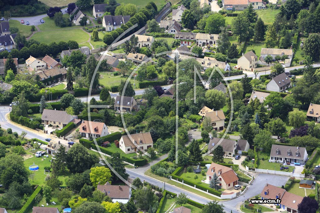 Photo arienne de Richebourg (les Bourgeonnets)