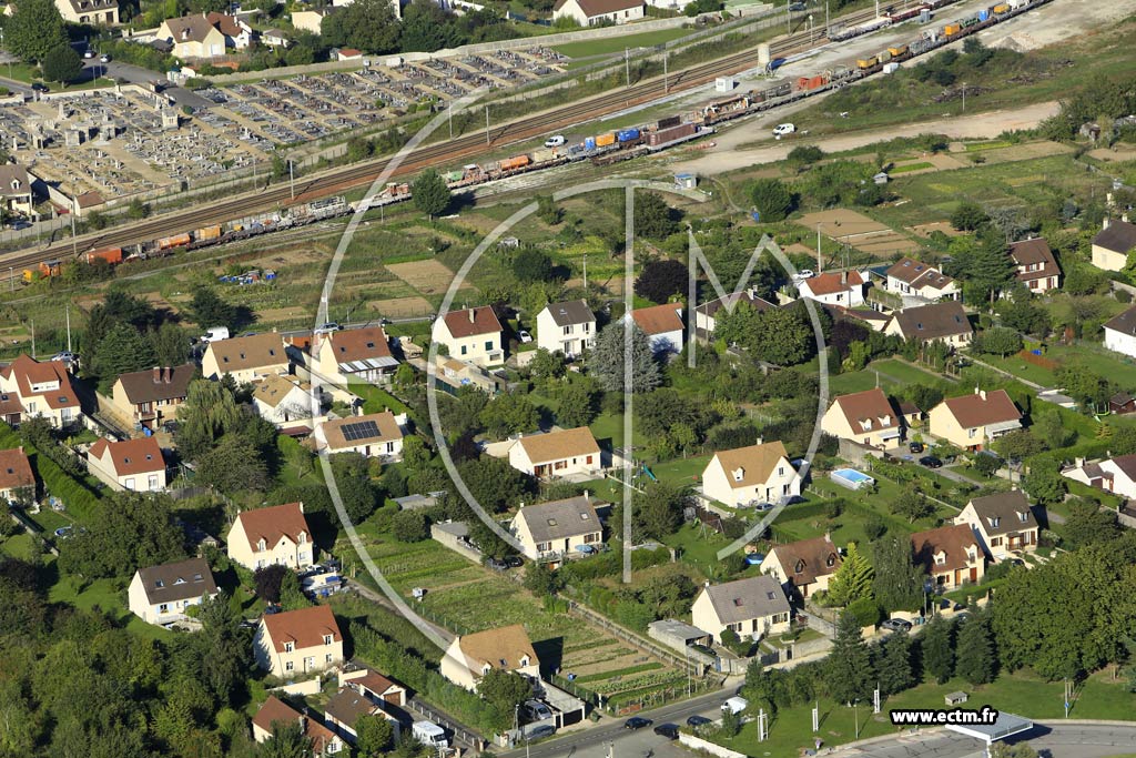 Photo arienne de Rosny-sur-Seine (Quartier de la Croix-Brise)