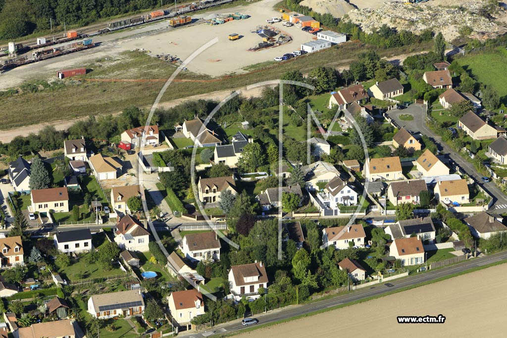 Photo arienne de Rosny-sur-Seine (Quartier de la Croix-Brise)