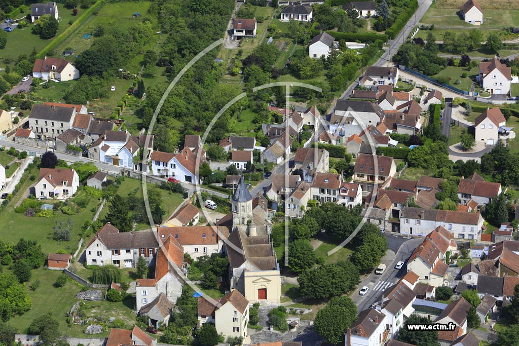 Photo arienne de Saint-Martin-la-Garenne
