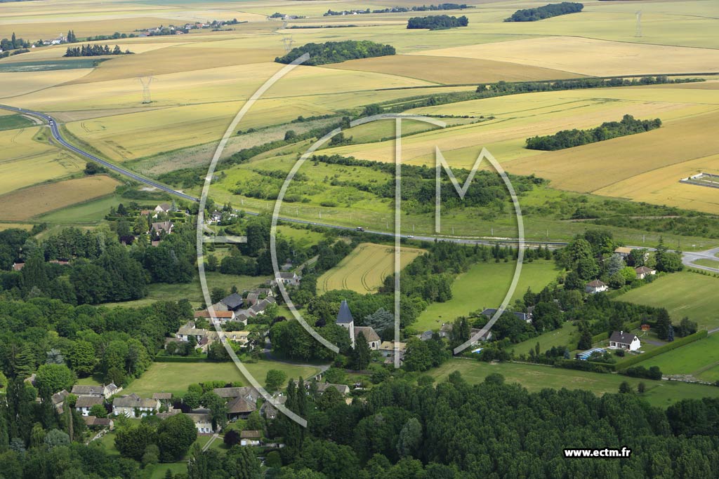 Photo arienne de Saint-Ouen-Marchefroy (Saint-Ouen)