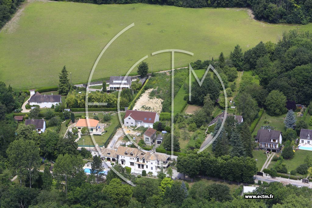 Photo arienne de Vert (le Haut de Vert)