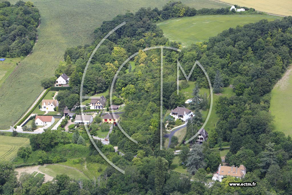 Photo arienne de Vert (le Haut de Vert)
