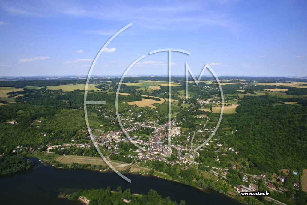 Photo arienne de Vtheuil