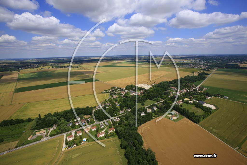 Photo arienne de Vicq
