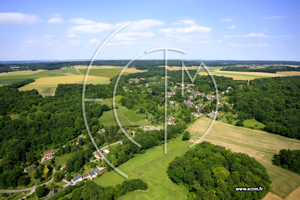 Photo arienne de Vienne-en-Arthies