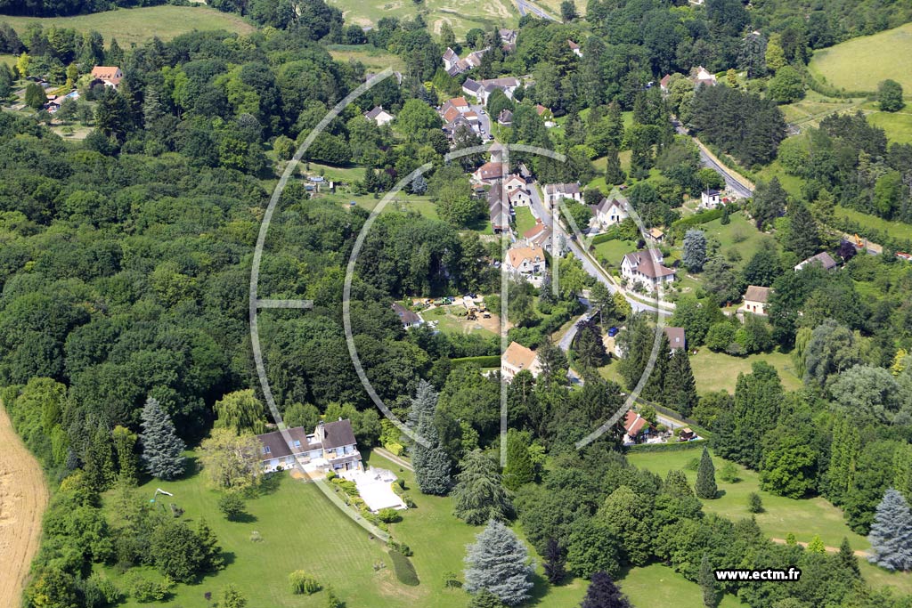 Photo arienne de Vienne-en-Arthies (Chaudry)
