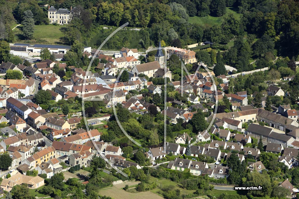 Photo arienne de Crespires (les Drages)