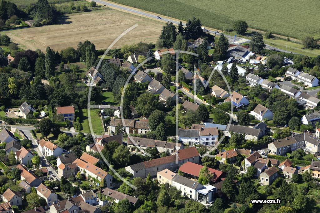 Photo arienne de Crespires (Saint-Mathurin)