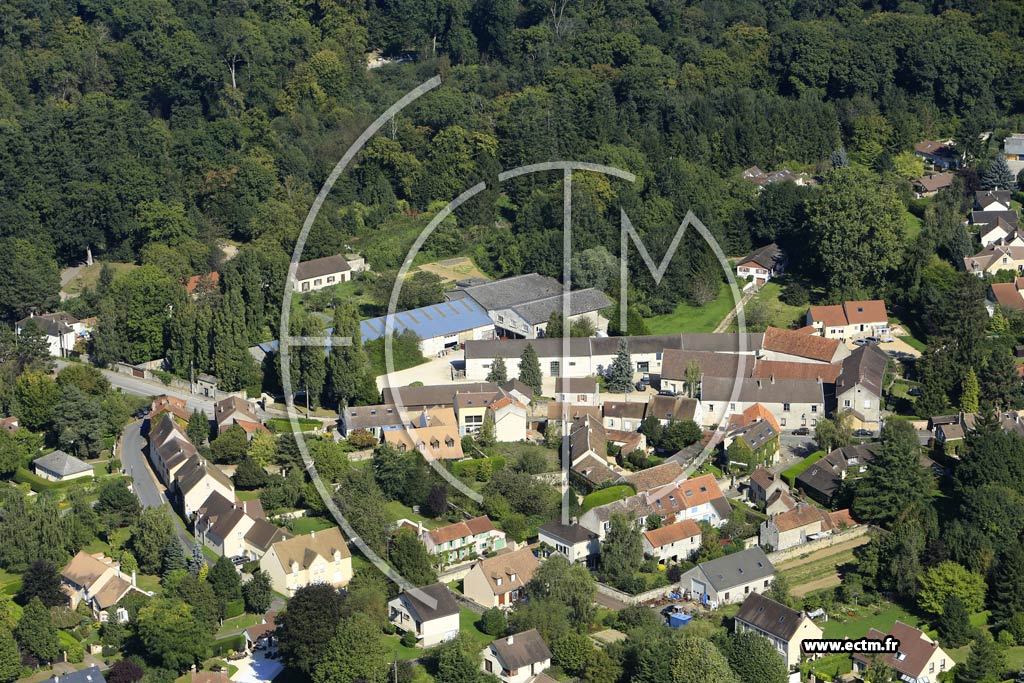 Photo arienne de Feucherolles (Sainte-Gemme)