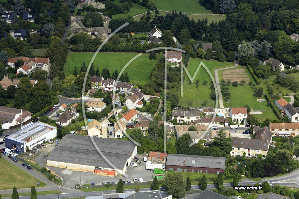 Photo arienne de Plaisir (la Chtaigneraie)