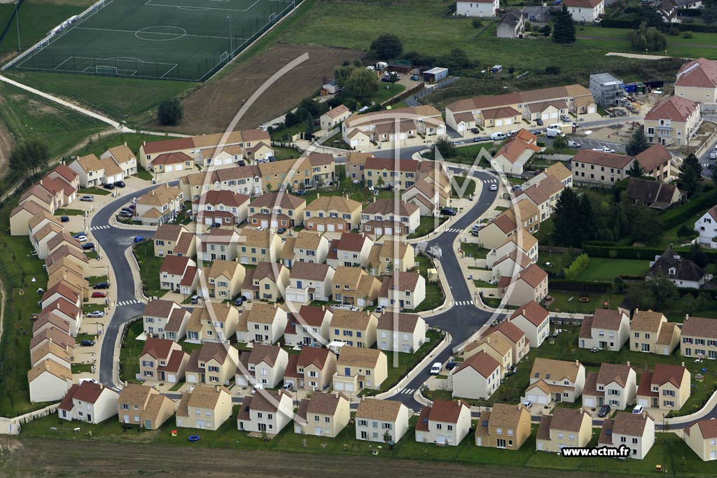 Photo arienne de Plaisir (les Maisons des Bois)