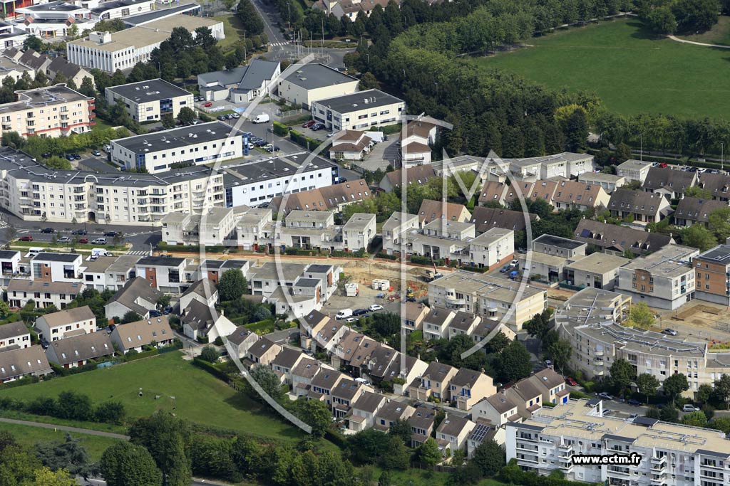 Photo arienne de Plaisir (Quartier de l'Avre)
