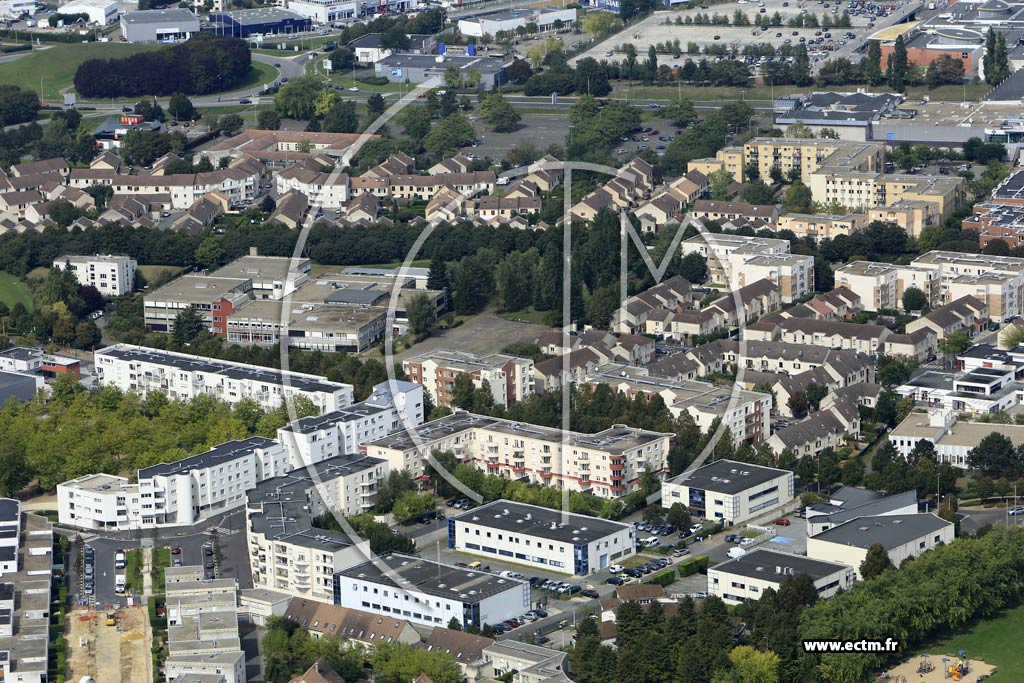 Photo arienne de Plaisir (Quartier de l'Avre)