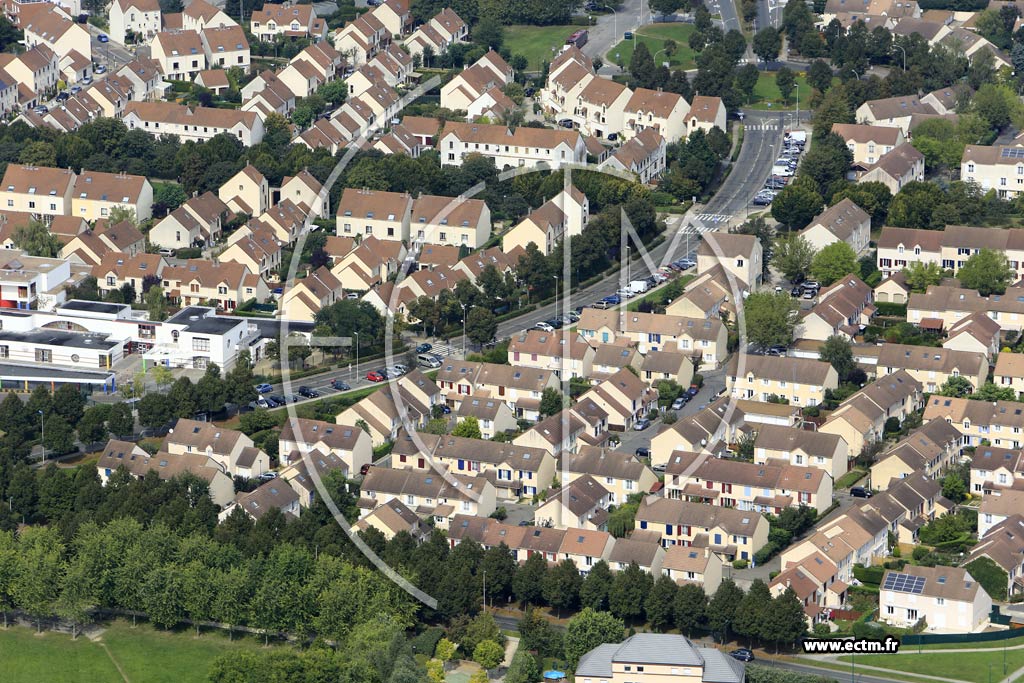 Photo arienne de Plaisir (Quartier de l'Avre)